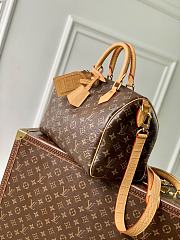 LV Speedy P9 30 Alligator Leather Chocolate - 32x22.5x18cm - 2