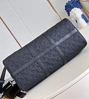 LV Keepall Bandoulière 50 Taurillon Monogram Black M59025 - 50x29x23cm - 2