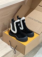 LV Ruby Flat Ankle Boot Suede Black - 1