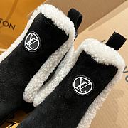 LV Ruby Flat Ankle Boot Suede Black - 5