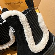 LV Ruby Flat Ankle Boot Suede Black - 4