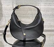 Teen Celine Lulu In Grained Calfskin Black - 24x21x5cm - 1