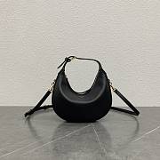Teen Celine Lulu In Grained Calfskin Black - 24x21x5cm - 5