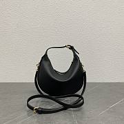 Teen Celine Lulu In Grained Calfskin Black - 24x21x5cm - 4