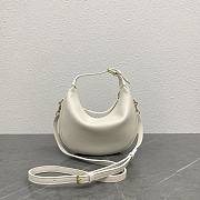 Teen Celine Lulu In Grained Calfskin White - 24x21x5cm - 5