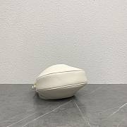 Teen Celine Lulu In Grained Calfskin White - 24x21x5cm - 4