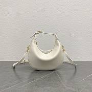 Teen Celine Lulu In Grained Calfskin White - 24x21x5cm - 3