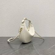 Teen Celine Lulu In Grained Calfskin White - 24x21x5cm - 2