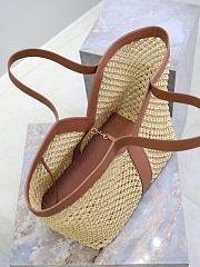 Saint Laurent YSL Y Tote In Raffia - 37x32x7-22cm - 4
