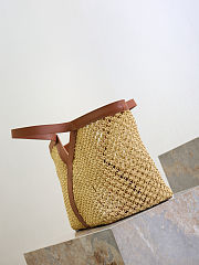 Saint Laurent YSL Y Tote In Raffia - 37x32x7-22cm - 5