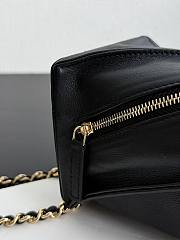 Chanel Clutch With Chain Lambskin & Gold Tone Metal Black - 18x9x9cm - 5