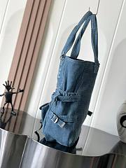 Celine Dark Union Denim Tote Handbag in Blue - 42x12x40cm - 5