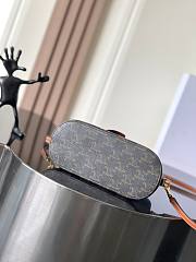 Celine Teen Honorine Bag In Triomphe Canvas And Calfskin Tan - 22.5x17x10cm - 2