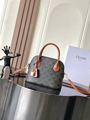 Celine Teen Honorine Bag In Triomphe Canvas And Calfskin Tan - 22.5x17x10cm - 4