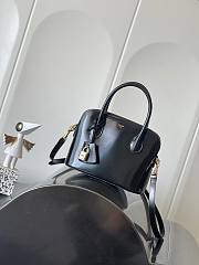 Celine Mini Honorine In Shiny Calfskin Black - 22.5x17x10cm - 1