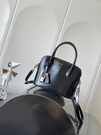Celine Mini Honorine In Shiny Calfskin Black - 22.5x17x10cm