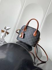 Celine Teen Honorine Bag In Triomphe Canvas And Calfskin Tan - 22.5x17x10cm - 1