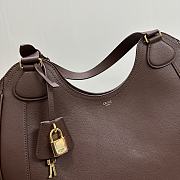 Celine Meo Hobo In Supple Calfskin Chestnut - 36x12x33cm - 2