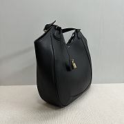 Celine Meo Hobo In Supple Calfskin Black - 36x12x33cm - 5