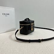 Celine Vanity In Smooth Calfskin Black - 18x12x18cm - 3