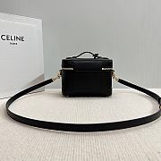 Celine Vanity In Smooth Calfskin Black - 18x12x18cm - 4