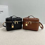 Celine Vanity In Smooth Calfskin Tan - 18x12x18cm - 3