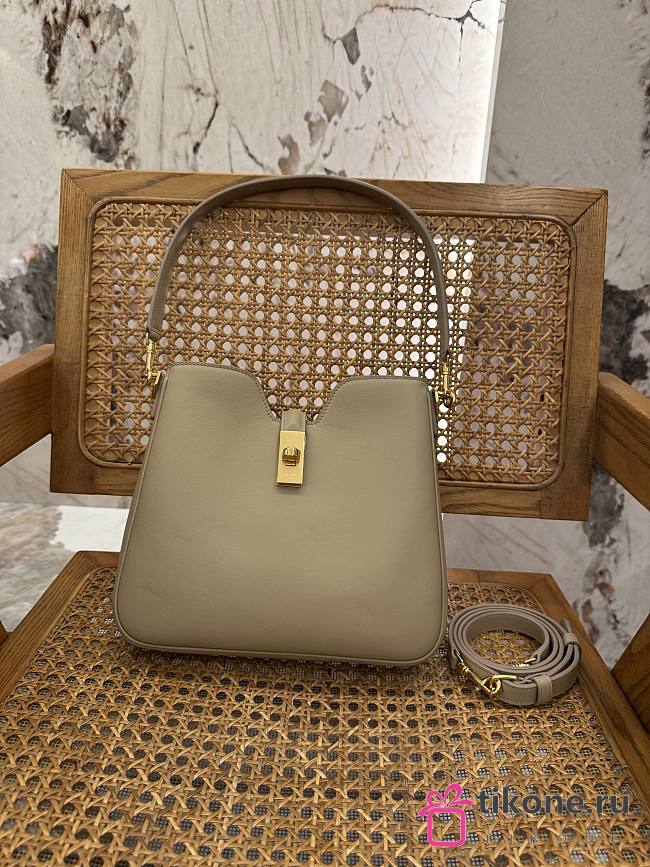 Celine Small Camille 16 Soft Bag In Smooth Calfskin Smoke - 24.5x21.5x5cm - 1