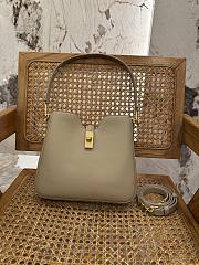 Celine Small Camille 16 Soft Bag In Smooth Calfskin Smoke - 24.5x21.5x5cm - 1