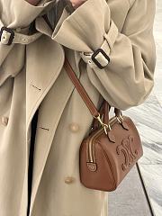 Celine Small Boston In Smooth Calfskin Tan - 19.5x14x7cm - 3
