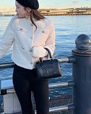 Celine Small Boston In Smooth Calfskin Black - 19.5x14x7cm - 6