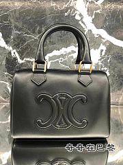 Celine Small Boston In Smooth Calfskin Black - 19.5x14x7cm - 3