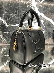 Celine Small Boston In Smooth Calfskin Black - 19.5x14x7cm - 2