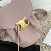 Celine Backpack Bonnie In Smooth Calfskin Pink - 25x18x13cm - 6
