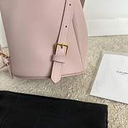 Celine Backpack Bonnie In Smooth Calfskin Pink - 25x18x13cm - 3