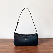 Celine Tina Shoulder Bag In Shiny Calfskin Black - 26×12×3cm - 4