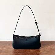 Celine Tina Shoulder Bag In Shiny Calfskin Black - 26×12×3cm - 3