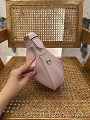 Teen Celine Lulu In Grained Calfskin Light Pink - 24x21x5cm - 4