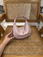 Teen Celine Lulu In Grained Calfskin Light Pink - 24x21x5cm - 2