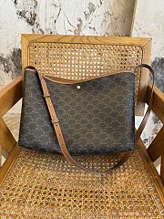 Celine Soft Shopper Bag In Triomphe Canvas And Calfskin - 32.5x24.5x14cm - 3