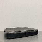 Celine Large Romy In Triomphe Canvas And Calfskin Black - 43x24.5x8cm - 5