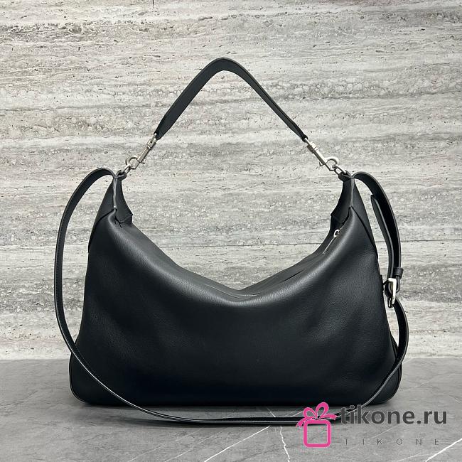 Celine Large Romy In Supple Grained Calfskin Black - 43x24.5x8cm - 1