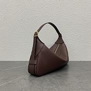Celine Medium Romy In Supple Grained Calfskin Chestnut - 34x16x5cm - 2