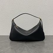 Celine Medium Romy In Supple Grained Calfskin Black - 34x16x5cm - 3