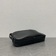 Celine Medium Romy In Supple Grained Calfskin Black - 34x16x5cm - 2