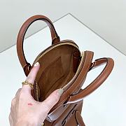 Celine Mini Bowling Bag In Smooth Calfskin Tan - 20x15x5cm - 2