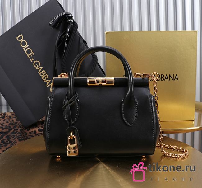 Dolce & Gabbana Mini Marlene Day Bag Black - 19x13.5x7cm - 1