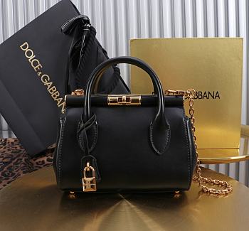 Dolce & Gabbana Mini Marlene Day Bag Black - 19x13.5x7cm