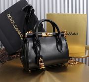 Dolce & Gabbana Mini Marlene Day Bag Black - 19x13.5x7cm - 3