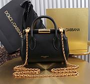Dolce & Gabbana Mini Marlene Day Bag Black - 19x13.5x7cm - 4