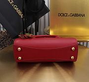 Dolce & Gabbana Mini Marlene Day Bag Red - 19x13.5x7cm - 2
